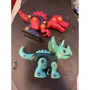 Dinosaur Toys DIY Take Apart Dinosaur Kids Toys Gifts With Drill Lot Of 2